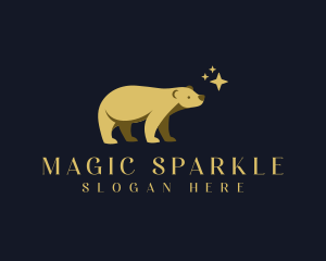 Magical Star Bear logo design