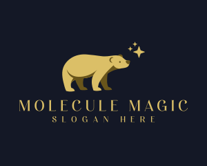 Magical Star Bear logo design