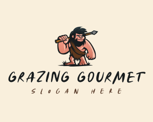 Stone Age Caveman Logo