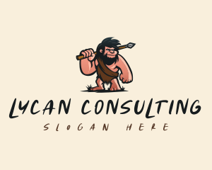 Stone Age Caveman Logo