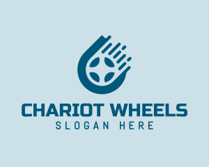 Car Tire Wheel Cleaning logo design