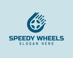 Car Tire Wheel Cleaning logo design