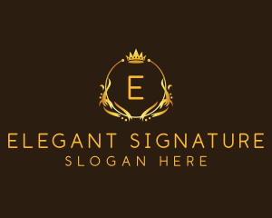 Elegant Royal Crown  logo design