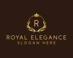 Elegant Royal Crown  logo design