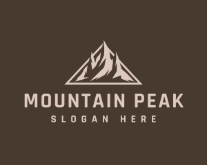 Geometric Triangle Mountain logo