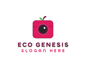 Berry Instagram Camera logo design