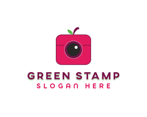 Berry Instagram Camera logo design