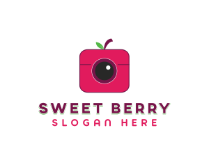 Berry Instagram Camera logo design