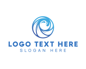 Water Splash Wave logo