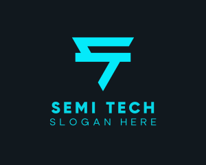 Generic Tech Letter S logo design