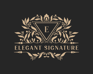 Luxury Floral Garden logo design