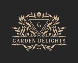 Luxury Floral Garden logo design