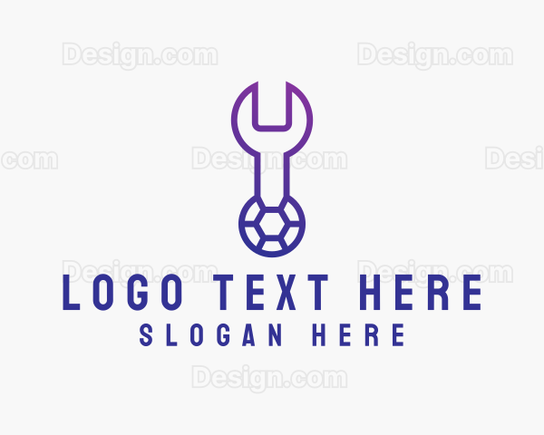 Soccer Ball Wrench Logo