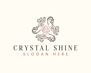 Gemstone Elegant Hand logo