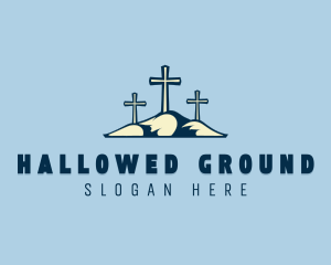 Religious Christianity Cross logo design