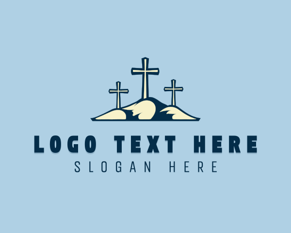 Religious Christianity Cross logo