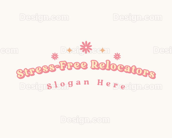 Cute Quirky Flower Logo