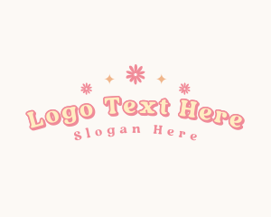 Cute Quirky Flower logo