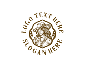 Western Hat Fashion Logo