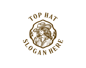 Western Hat Fashion logo design