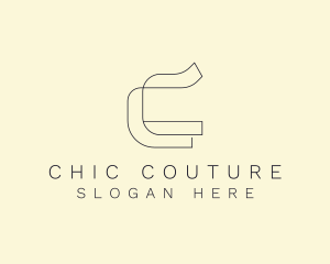 Boutique Brand Letter C logo design