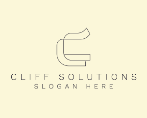 Boutique Brand Letter C logo design