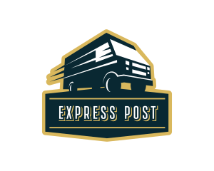 Truck Express Delivery logo design