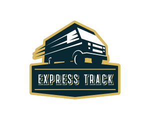 Truck Express Delivery logo design