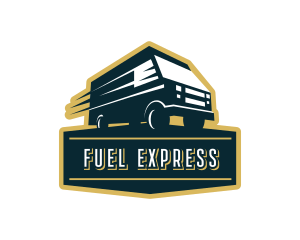 Truck Express Delivery logo design