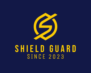 Electrical Shield Letter S logo design