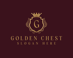 Luxury Crown Crest logo design