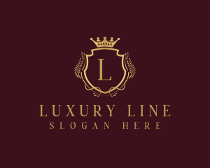 Luxury Crown Crest logo design