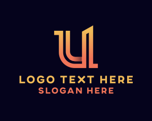 Creative Marketing Letter U  logo