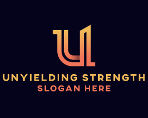 Creative Marketing Letter U  logo design