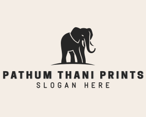 Wildlife Elephant Animal logo