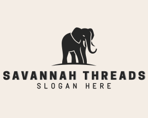 Wildlife Elephant Animal logo
