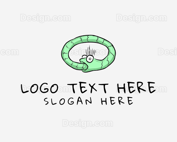 Snake Animal Cartoon Logo