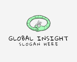 Snake Animal Cartoon logo