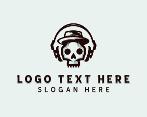 Skull Music DJ Logo