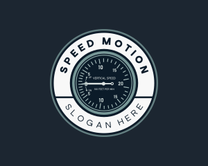 Aircraft Gauge Meter logo design