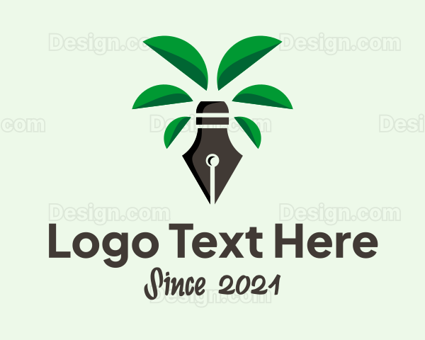 Pen Palm Tree Publishing Logo