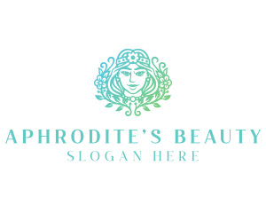 Beautiful Flower Woman Spa  logo design