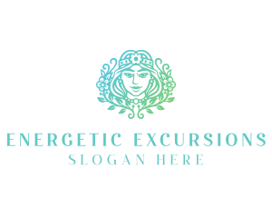 Beautiful Flower Woman Spa  logo design