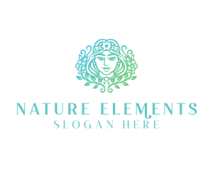 Beautiful Flower Woman Spa  logo design