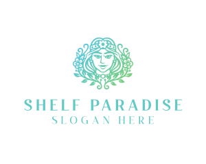 Beautiful Flower Woman Spa  logo design