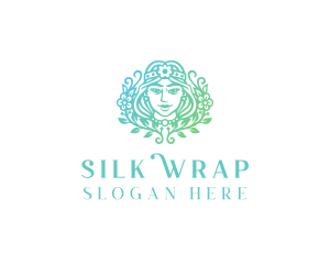 Beautiful Flower Woman Spa  logo design