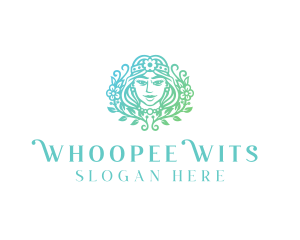 Beautiful Flower Woman Spa  logo design