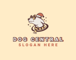 Cool Pet Dog Scarf logo design