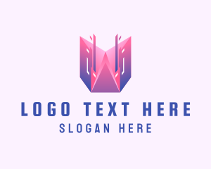 Gaming - Pixelated Software Technology logo design