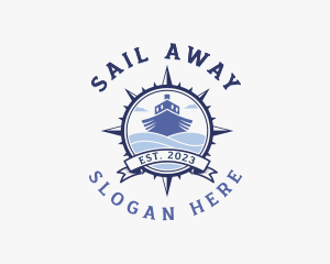 Compass Ship Navigation  logo design